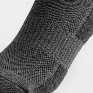 Crew <b>Socks</b> Solid Black Knitted Polyester Spandex Breathable <b>Running</b> Athletic <b>Socks</b> for Adults Spring Season - Product Image 5