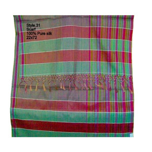 Pañuelos de seda de chifón ligeros y personalizados para mujer, pañuelos de cabeza de lujo 100% seda pura, pañuelos de cuello de moda - Product Image 1