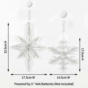 Lumières LED à ventouse, alimentées par piles, lumières féériques suspendues aux fenêtres <span class=keywords><strong>pour</strong></span> Noël, Halloween, mariage, fête, chambre à coucher, décoration <span class=keywords><strong>de</strong></span> la maison - Product Image 2