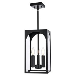 <b>Large</b> Outdoor 3-Light Pendant Fixture Adjustable Hanging Porch <b>Lantern</b> Farmhouse Exterior Style for Outdoor Lighting - Product Image 3