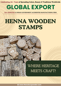 Sellos de madera de henna artesanales tradicionales, modernos y a la moda, con forma irregular, grabado de corte profundo, varios tamaños, ecológicos, 10 unidades - Product Image 4