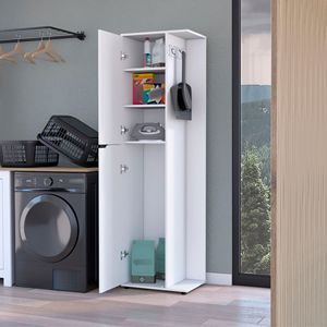 Organizzatore per armadietto bianco a 2 ante - Product Image 2