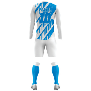 Uniforme de Fútbol Ligero 100% Poliéster con Cuello Redondo, Alta Durabilidad, Control de Humedad, Nombre del Equipo Personalizado - Product Image 2