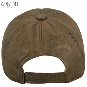 Créez Votre Propre Casquette en Cuir Marron Vintage Unisexe de Qualité Supérieure, Nouvelle Arrivée, Personnalisée avec Votre Propre Logo, Meilleur Fournisseur - Product Image 4