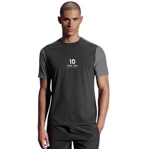 Men <b>Colour</b> Block Performance T-<b>Shirt</b> Breathable Quick Dry Sportswear Short Sleeve Fitness Training Gym Running Workout Active - Product Image 1