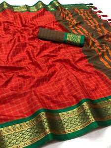 Most Picked Festival Wear Banarasi Silk Georgette Printed Multi Color Saree Blouse Piece Indian Women's Design Low Price 72775 - Product Image 1