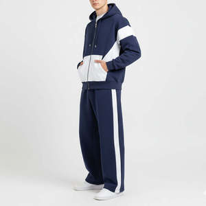 Chándal Deportivo de Invierno para Hombre, Transpirable, con Pedrería, Personalizable con Logotipo, Tejido Informal, Ajuste Elegante y Premium - Product Image 3