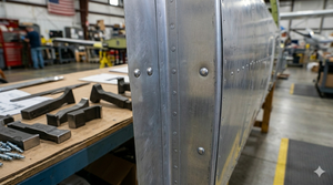 Barre de rivetage pneumatique robuste en tungstène OEM personnalisée pour la réparation d'avions - Product Image 3