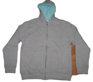 300 gsm Compra de color de movimiento rápido Letra impresa completa Sudadera con capucha de dos tonos Sudadera de cuello redondo Suéter de lana suelto Camisa de manga larga - Product Image 6