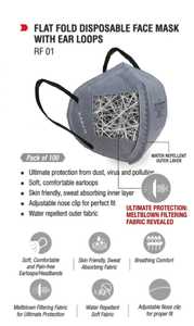 Respirador Facial Desechable FFP1S con Orejeras - Product Image 3