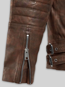 Chaqueta de Cuero Nueva Colección, Resistente al Viento, para Hombre y Mujer, Estilos Personalizados, Charlotte Burnt, Múltiples Colores, 2026 - Product Image 4