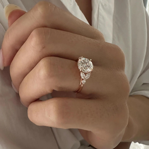 One <b>Stone</b> Oval Cut Lab-Grown Diamond Engagement Wedding <b>Ring</b> 2.35Carat Yellow Gold 14k IGI Certified Luxury Party Gift Jewelry - Product Image 6