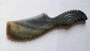 Peigne en corne naturelle pour démêler les cheveux épais, lisser les cheveux et masser le cuir chevelu - Product Image 3