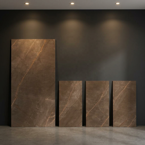 Azulejos de cerámica antideslizantes para suelo, azulejos de cerámica de cuerpo completo, 32x64, 800x1600mm, Color negro, 80x160cm, Diseño Popular - Product Image 6