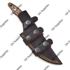 Couteau multifonctionnel EDC de qualité industrielle pour le camping en plein air, avec manche en bois Pakka et lame en acier inoxydable personnalisable de UA Supplies - Product Image 6