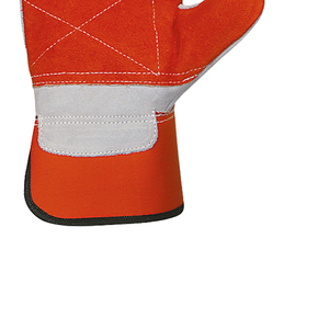Leather Work <b>Gloves</b> Real Leather Working <b>Gloves</b> Latest Fashion Safety <b>Gloves</b> for Work Leather Safety Impact Resistant Safety - Product Image 4