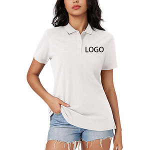 Nouveauté, prix bas, polos pour femmes, bonne qualité, services OEM, plusieurs couleurs, logo personnalisé, polos pour femmes - Product Image 3