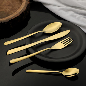 Arc-en-ciel pvd Rose Design Couverts En Acier Inoxydable Ensemble Grade 202/304 Cuillère Fourchette et Couteau Bébé Cuillère-Fabriqué en Inde - Product Image 3