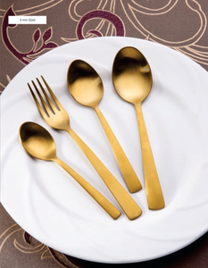 Radiant <b>crystal</b> finish dining cutlery expressing refined luxury table brilliance - Product Image 1