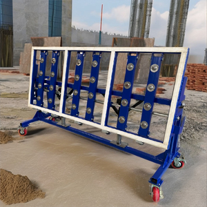 Carro de transporte de cuatro ruedas para losas de piedra de mármol de granito Encimeras de vidrio Losa inclinable Instalación Mesa DE TRABAJO Carros y carros de mano - Product Image 2