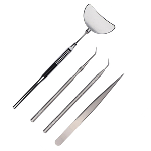 Personalized Single Side Half Moon Shape Eyelash <b>Makeup</b> Mirror Private Label Stainless Steel Lash Extensions Tool Black - Product Image 5