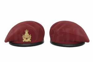 100% High Quality <b>Beret</b> Cap With Structured Shape Breathable Material Comfortable Fit Custom Size Uniform Accessory Hats - Product Image 4