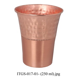 Copper Tumbler 250ml Handmade Traditional Chinese Design Solid Pattern Single Wall Adults Party Use - Product Image 4