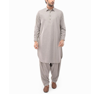 OEM ODM Vente en gros Meilleures ventes Shalwar Kameez pour hommes musulmans, décontracté d'été pour fêtes, 100% Coton, Séchage rapide, Longueur au sol, Direct usine - Product Image 1