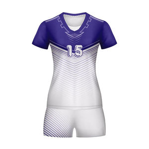 Uniforme de volley-ball personnalisé pour hommes, 100 % polyester, produit très vendu, nouveau design, uniformes de volley-ball OEM - Product Image 2