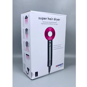 Secador de Pelo Eléctrico Iónico Forseti de Plástico con Difusor, Calidad de Exportación, Enchufe Europeo, Motor DC de 1800W, 110.000 RPM, 3 Velocidades, Para Salón y Uso Doméstico - Product Image 4