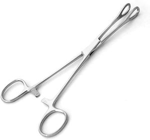 Professional Surgical <b>Sponge</b> Forceps Gauze Holding Dressing Forceps with Ring <b>Handle</b> Body Piercing Instrument ISO Approved - Product Image 3