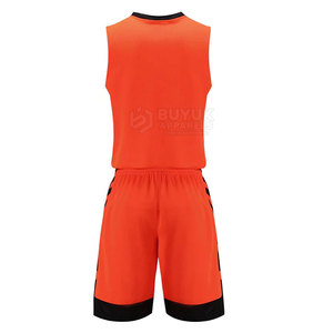Reversible Breathable Polyester Basketball Uniform Set for Professional Training & Tournament Use - Product Image 3