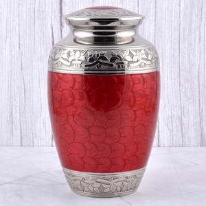 Urna Funeraria de Latón Rosa para Adultos con Superficie Mate y Diseño de Mariposa para Guardar Cenizas Humanas, Urna Conmemorativa Funeraria - Product Image 3
