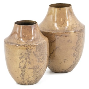 Venta al por Mayor de Elegantes Floreros de Metal - Floreros Decorativos Rústicos Dorados para Centros de Mesa en Bodas y Arreglos Florales - Product Image 1