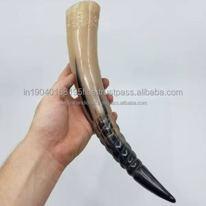 SH แตรดื่มวัวธรรมชาติขัดเงาของตกแต่งทางศาสนาสำหรับสัตว์คริสต์มาส - Product Image 4