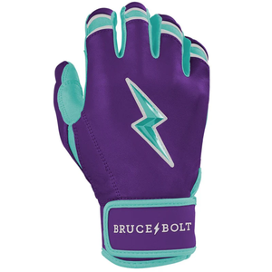 Custom Logo Design Premium Split Leather Durable Lightweight Baseball Batting Gloves <b>Snap</b> Closure Professional Bruce Bolt - Product Image 2