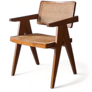 Silla de Diseño Moderno con Respaldo de Ratán, Silla de Comedor para Restaurante, Muebles de Decoración - Product Image 3