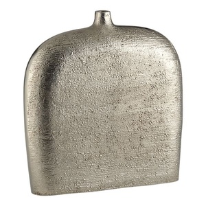 <b>Unique</b> Fancy Texture High Grade Gold Plated Matt Modern Superior Quality Metal Tabletop Flower <b>Vase</b> Home Office Decor - Product Image 4