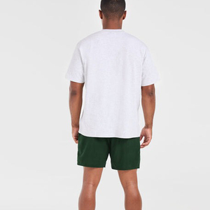 เสื้อยืดสตรีทแวร์ถักนิตติ้ง แขนสั้น ทรงหลวม ไหล่ตก แบบเรียบ สีสันสดใส ขายส่ง รับผลิตตามแบบ - Product Image 3