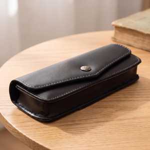 Handmade Genuine Leather Glasses Protector <b>Slim</b> Cowhide Pouch Luxury Vintage Reading Eyewear Case Cover Bag LGC-0014 - Product Image 1