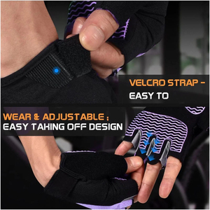 Gants de musculation personnalisés à demi-doigts, fabrication Fitness Factory, prix attractif, antidérapants, pour hommes et femmes - Product Image 4