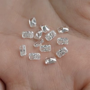 Diamant de laboratoire non certifié HPHT, taille radiant, de 0,41 à 0,99 carats, fournisseur en gros pour les grossistes en diamants - Product Image 2
