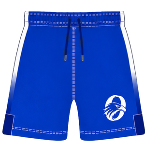 ชุดรักบี้สีน้ำเงินรอยัลสีขาวแขนสั้นเสื้อเจอร์ซีย์มีซิปด้านหน้ากางเกงขาสั้นเข้าชุดระบายอากาศได้ดีชุดฝึกซ้อมทีมชุดกีฬาประสิทธิภาพสูง - Product Image 4