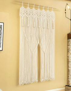 Rideau de porte en macramé, rideau de porte d'entrée, couvre-porte en arc, tailles et couleurs personnalisées - Product Image 2
