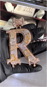 Nuevo Colgante de Diamantes Hiphop Personalizado, Plata de Ley 925, Colgante de Moissanita CRA VVS, Joyería Fina Personalizada para Hombre - Product Image 4