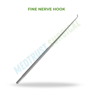 Gancho nervioso fino de 21 cm, instrumento quirúrgico para la columna vertebral, para disección de raíces nerviosas lumbares y cervicales - Product Image 2