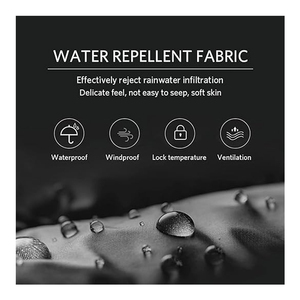 Manteau décontracté réversible pour homme Solid International, écologique, 70 % duvet, avec capuche, doublure en coton, respirant et séchage rapide - Product Image 5