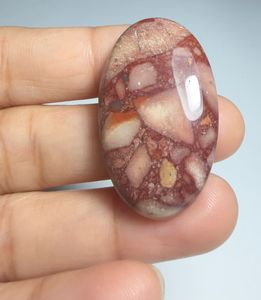 Lot en gros de 25 carats de pierres précieuses naturelles Mookite rose ovale 68x22x6mm, modèle F536, effet de changement de couleur, pour la fabrication de bijoux, Rajasthan - Product Image 2