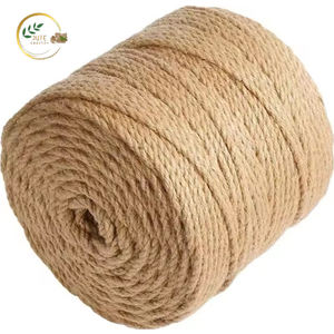 Fil de jute torsadé robuste – Fil de fibre naturelle pour la production de tapis, de cordes et d'artisanat - Product Image 2