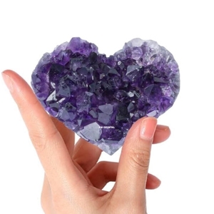 Geoda de Amatista Natural de Calidad Premium, Cristal en Racimo, Gema de Color Púrpura Intenso, Piedra Curativa, Mineral Druzy en Bruto, Hecho a Mano para el Hogar - Product Image 3